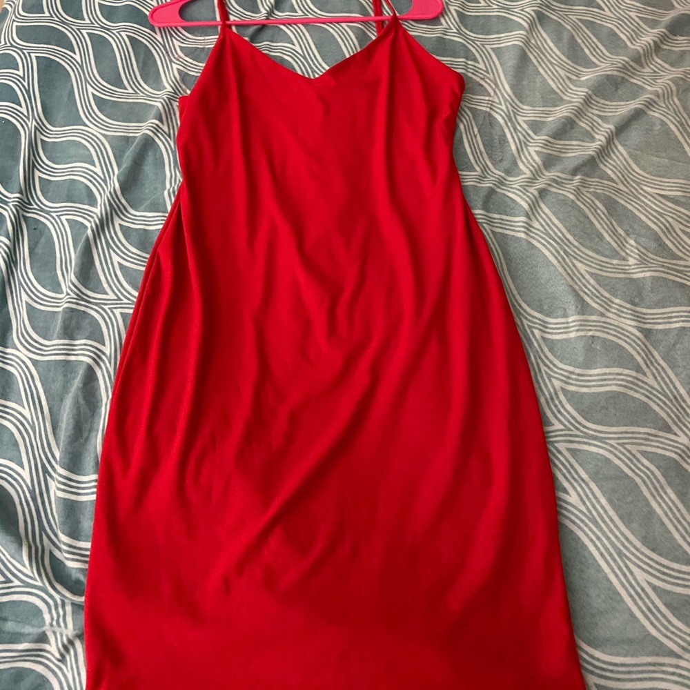Red dress